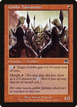 Goblin Taskmaster [Onslaught] | Magic Magpie