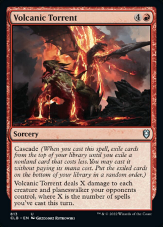 Volcanic Torrent [Commander Legends: Battle for Baldur's Gate] | Magic Magpie