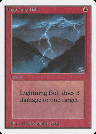 Lightning Bolt [Unlimited Edition] | Magic Magpie