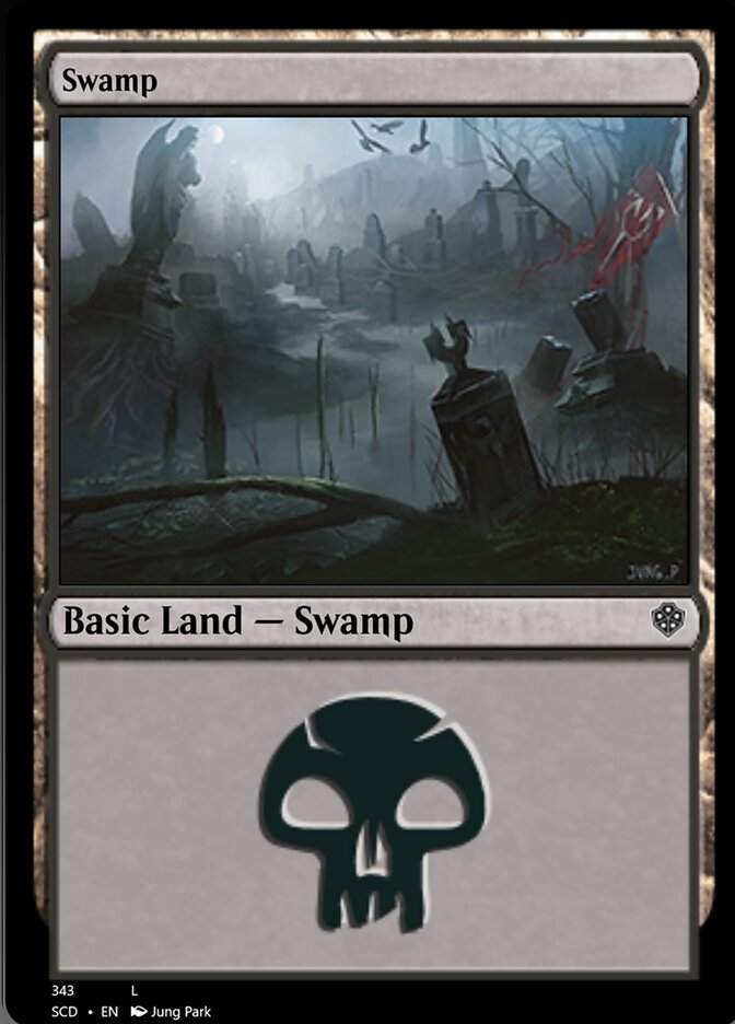 Swamp (343) [Starter Commander Decks] | Magic Magpie