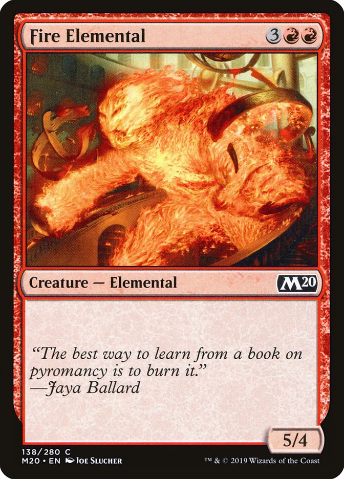 Fire Elemental [Core Set 2020] | Magic Magpie