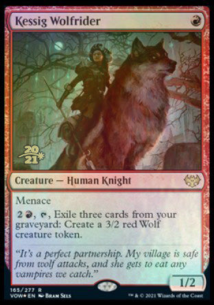 Kessig Wolfrider [Innistrad: Crimson Vow Prerelease Promos] | Magic Magpie