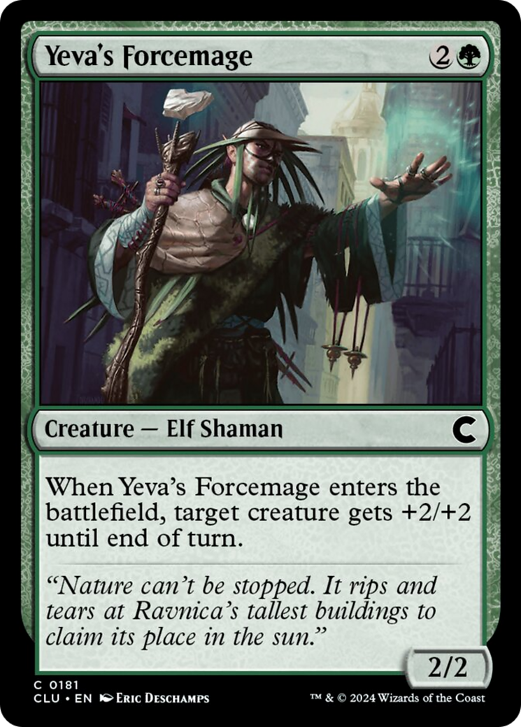 Yeva's Forcemage [Ravnica: Clue Edition] | Magic Magpie