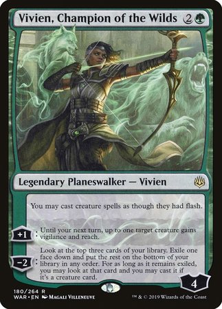 Vivien, Champion of the Wilds [War of the Spark] | Magic Magpie