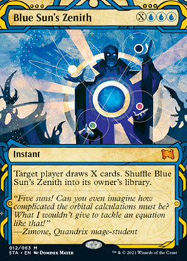 Blue Sun's Zenith (Etched Foil) [Strixhaven Mystical Archive] | Magic Magpie