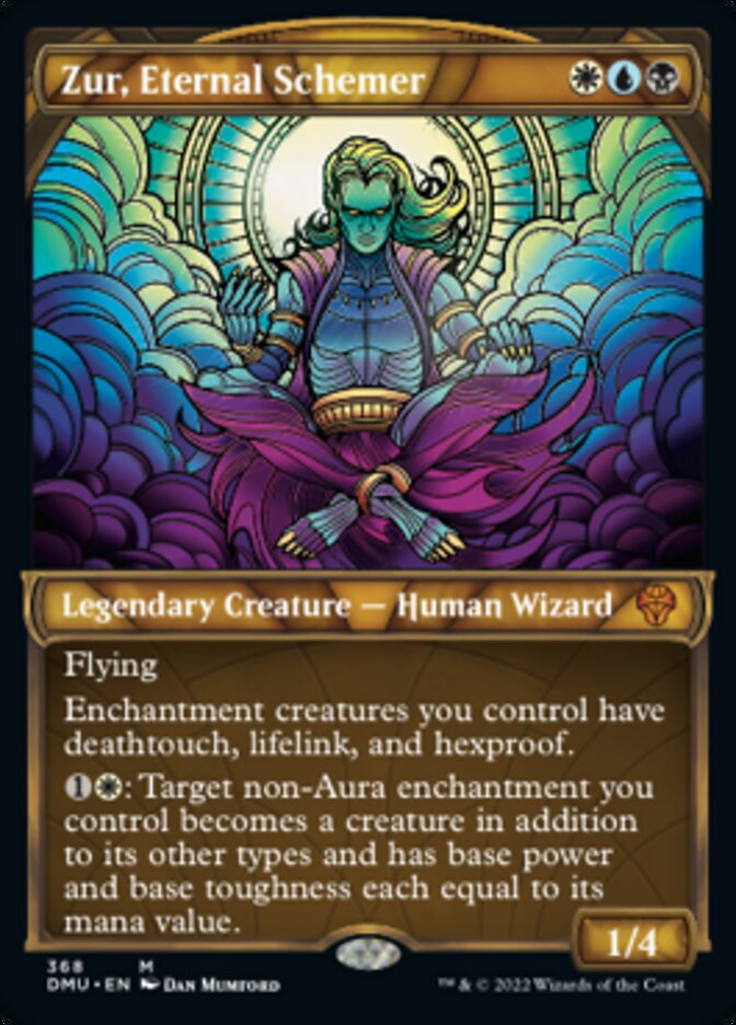 Zur, Eternal Schemer (Showcase Textured) [Dominaria United] | Magic Magpie