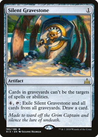 Silent Gravestone [Rivals of Ixalan] | Magic Magpie