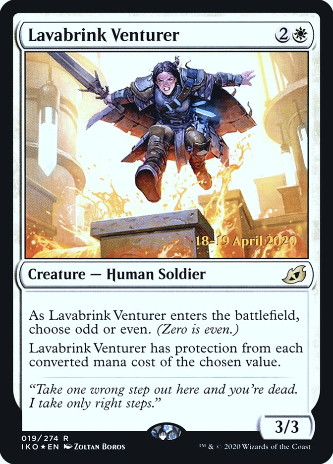 Lavabrink Venturer  [Ikoria: Lair of Behemoths Prerelease Promos] | Magic Magpie