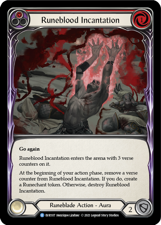 Runeblood Incantation (Red) [EVR107] (Everfest)  1st Edition Normal | Magic Magpie