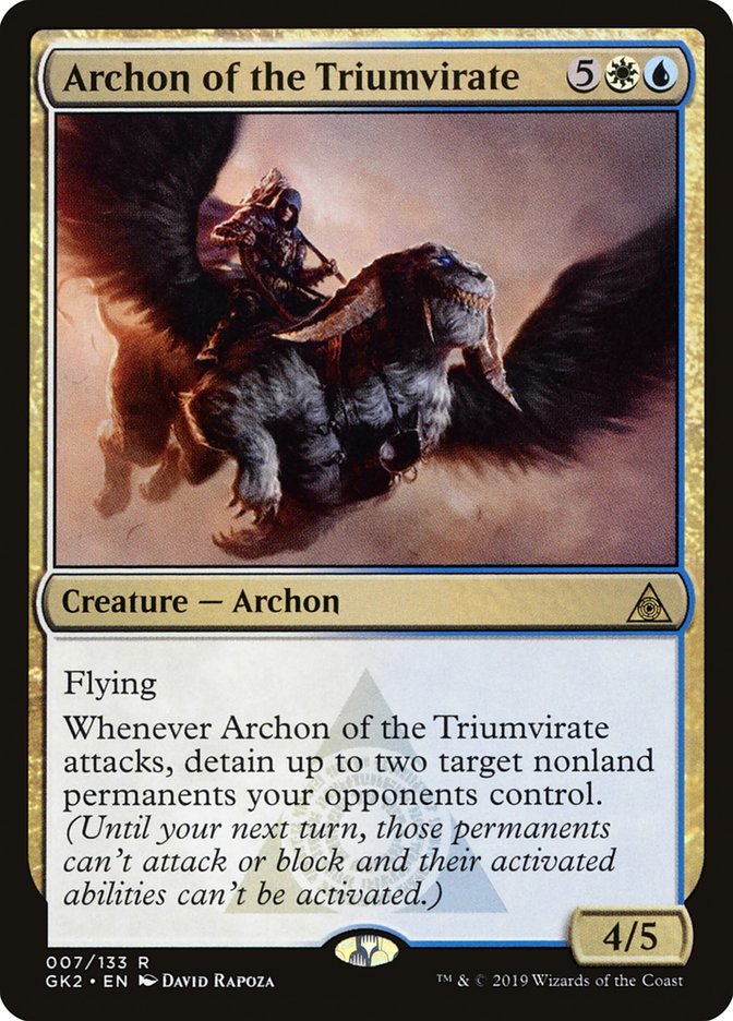 Archon of the Triumvirate [Ravnica Allegiance Guild Kit] | Magic Magpie