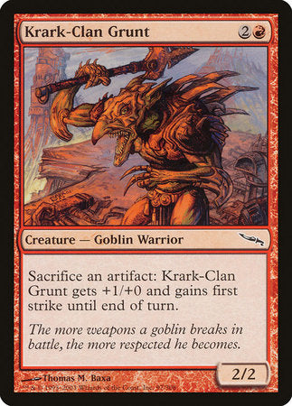 Krark-Clan Grunt [Mirrodin] | Magic Magpie