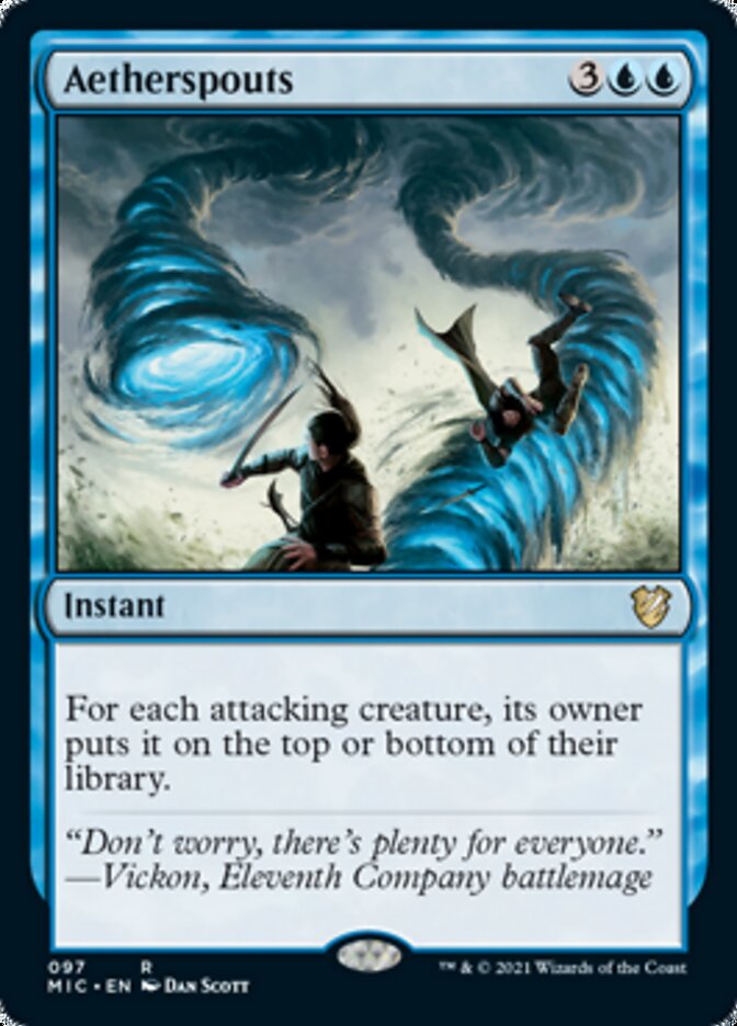 Aetherspouts [Innistrad: Midnight Hunt Commander] | Magic Magpie