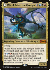 Nicol Bolas, the Ravager // Nicol Bolas, the Arisen [Core Set 2019] | Magic Magpie