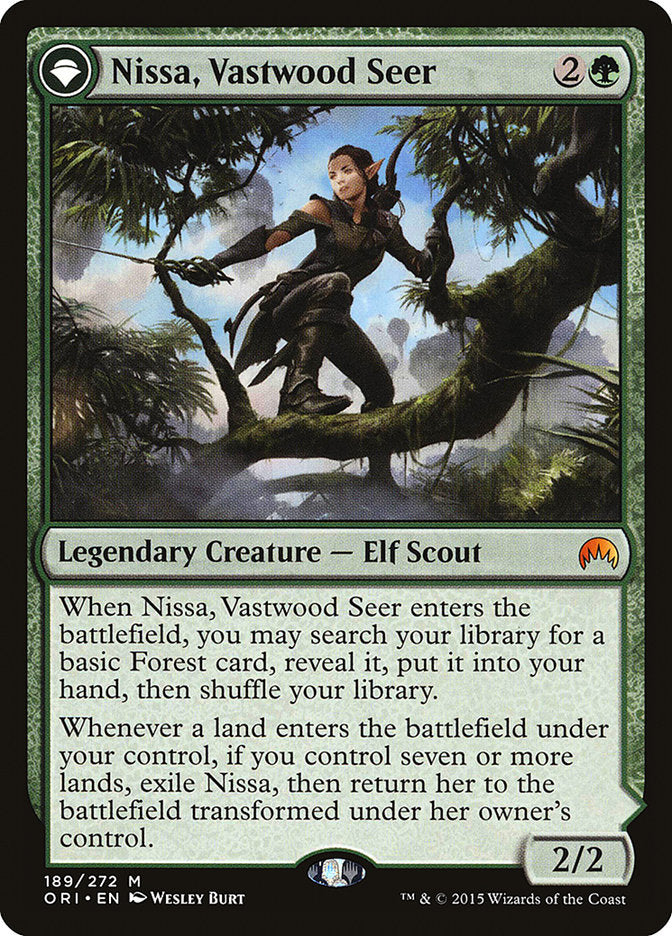 Nissa, Vastwood Seer [Magic Origins] | Magic Magpie