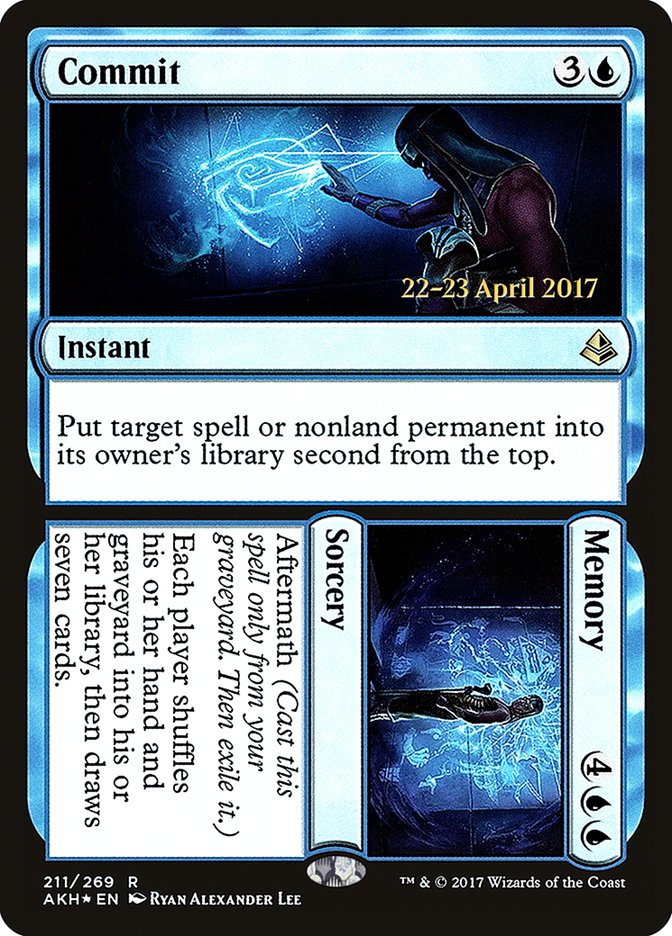 Commit // Memory [Amonkhet Promos] | Magic Magpie