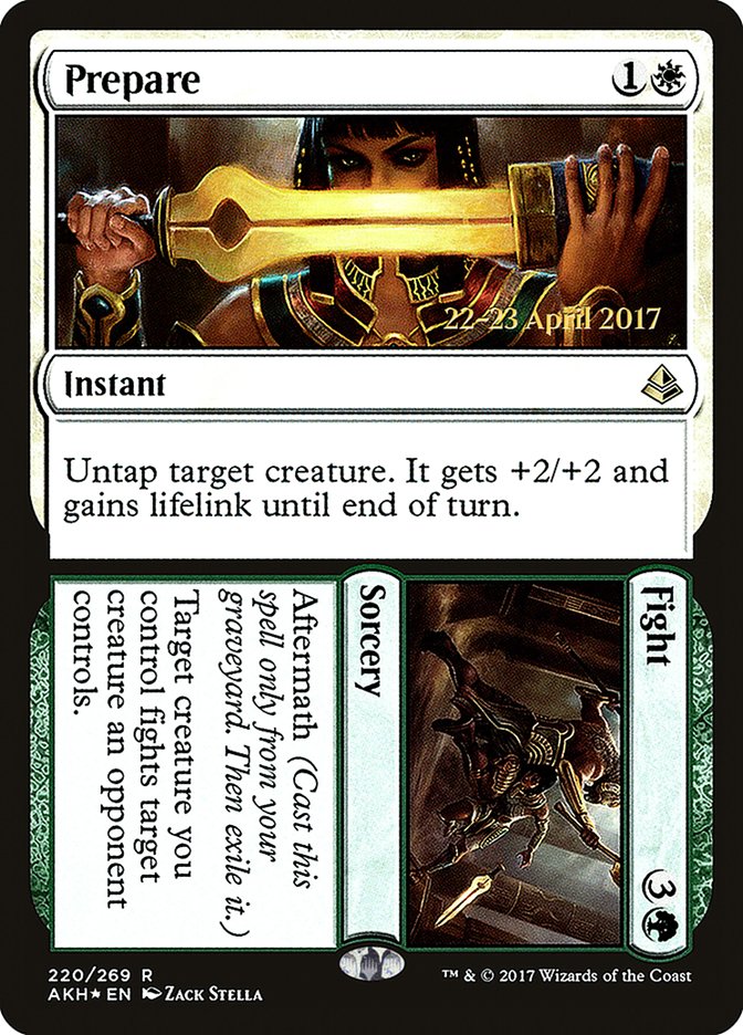 Prepare // Fight [Amonkhet Promos] | Magic Magpie