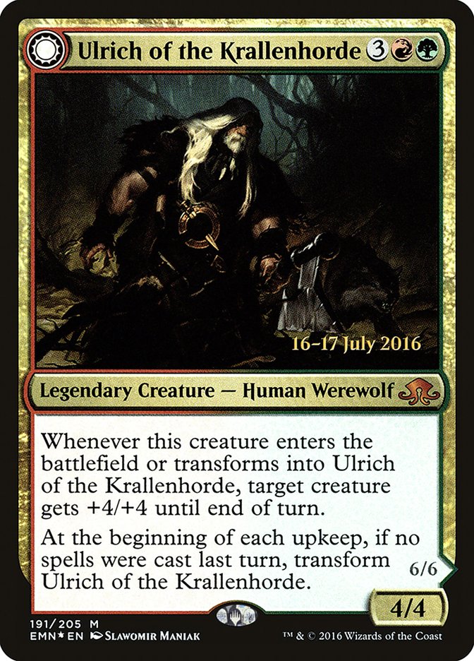 Ulrich of the Krallenhorde [Eldritch Moon Promos] | Magic Magpie