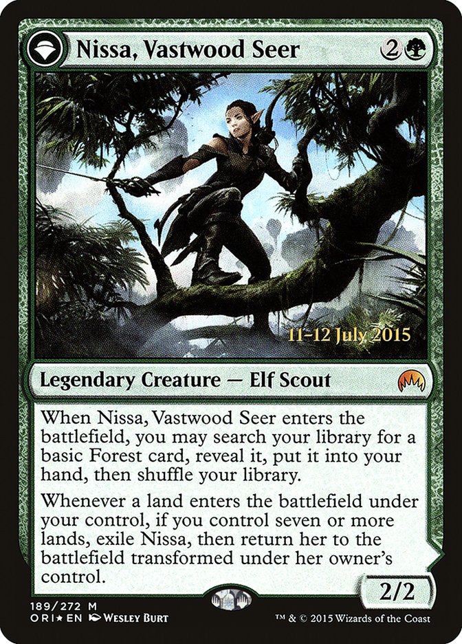 Nissa, Vastwood Seer [Magic Origins Promos] | Magic Magpie