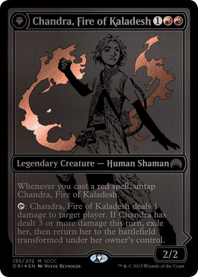 Chandra, Fire of Kaladesh SDCC 2015 EXCLUSIVE [San Diego Comic-Con 2015] | Magic Magpie