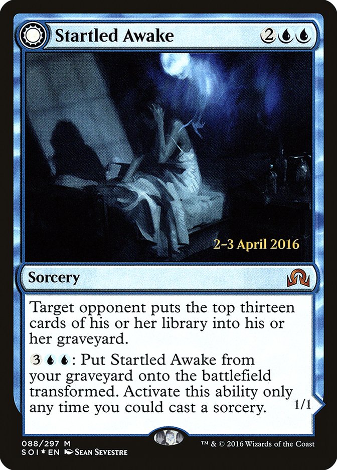 Startled Awake [Shadows over Innistrad Promos] | Magic Magpie