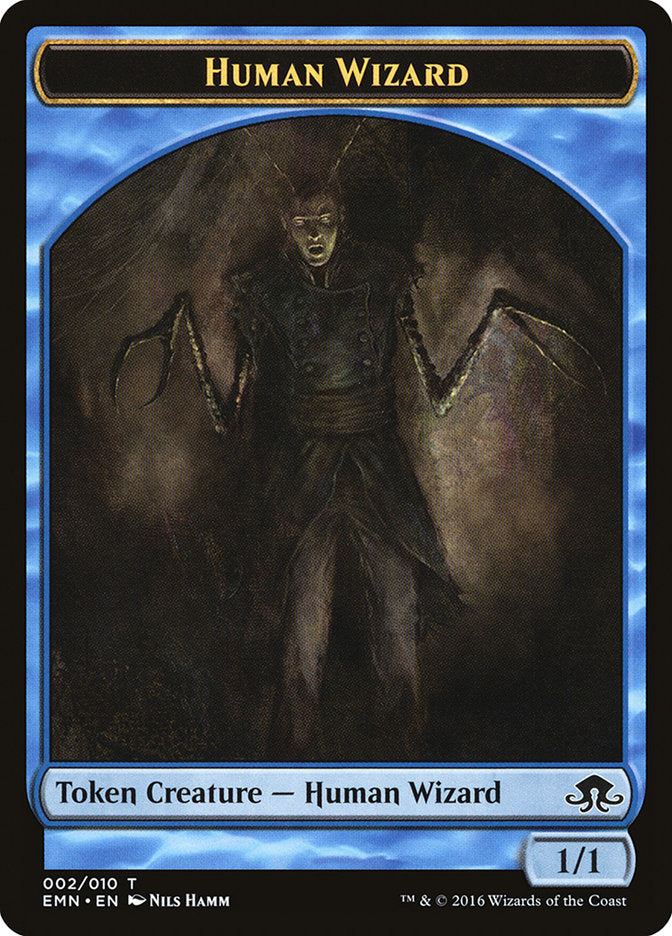 Human Wizard Token [Eldritch Moon Tokens] | Magic Magpie