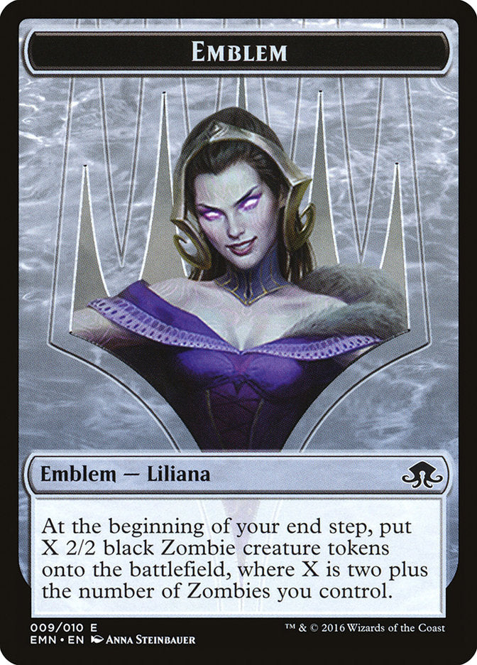 Emblem - Liliana, the Last Hope [Eldritch Moon Tokens] | Magic Magpie