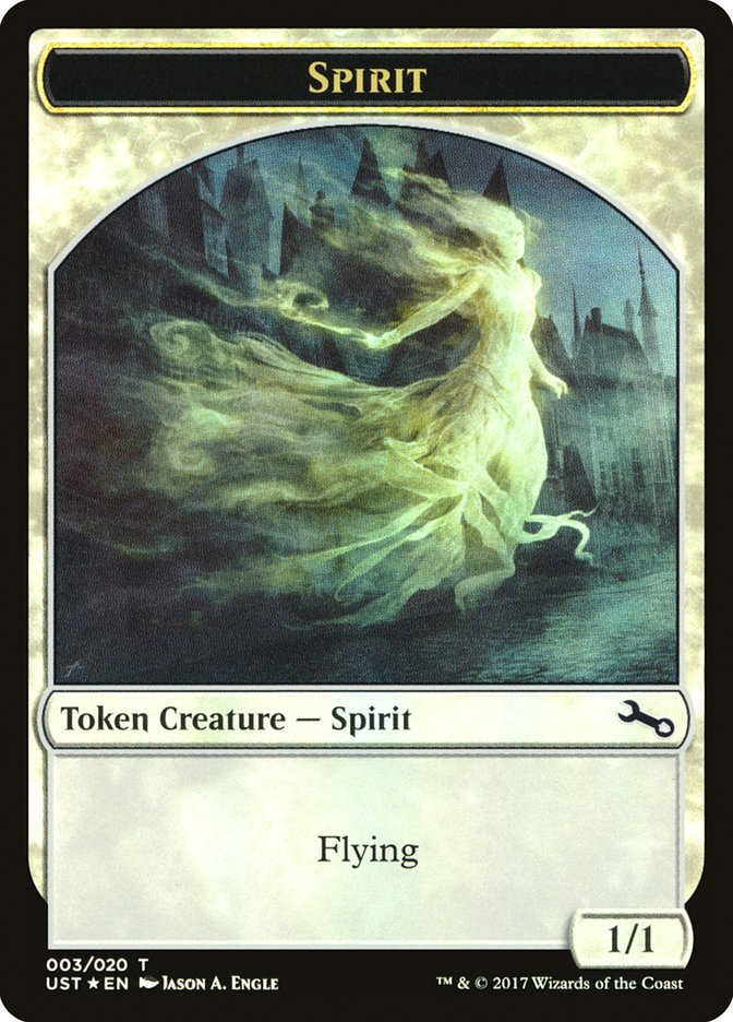 Spirit Token [Unstable Tokens] | Magic Magpie